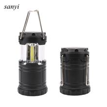 Mini Portable LED Tent Light Stretch Outdoor Camping Lantern Hiking Lamp 3 COB LED Waterproof Camping Light Powered By 3*AAA 2024 - buy cheap