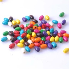Mixed Oval round Wooden Spacer Beads For Jewelry making DIY 5x6mm 6x8mm 500pcs MT0679 2024 - buy cheap
