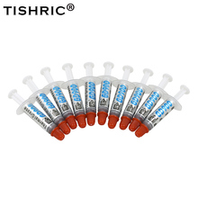 TISHRIC 10pcs Cooler Conductor Glue Heat Conducting Heatsink Plaster Computer Fan 1g Needle GD900 Thermal Grease Paste for CPU 2024 - buy cheap