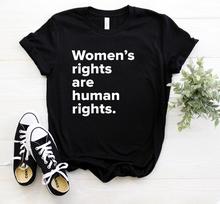 Women's Rights Are Human Rights Women tshirt Casual Cotton Hipster Funny t-shirt For Lady Yong Girl Top Tee Drop Ship ZY-156 2024 - buy cheap