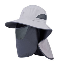 Kagenmo-Sombrero de Sol de pesca impermeable, protector solar para el desierto, protección completa para la cara, cuello, ala grande, gorra de cubo, malla transpirable 2024 - compra barato