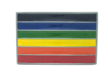 Gay Pride Rainbow Flag Belt Buckle 2024 - buy cheap