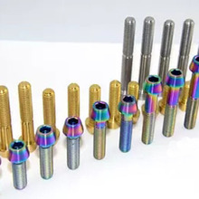 1pcs M8x35mm Titanium alloy screw Cone head machine screws Titaniums bolt Dial before dialing Limit tension bolts 2024 - buy cheap
