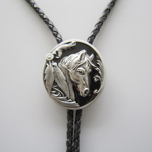 Retail Bolo Tie (Black Western Horse Head Bolo Tie) BOLOTIE-WT057BK Brand New Factory Direct Free Shipping In Stock 2024 - купить недорого