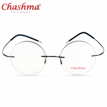 Ultra-light and flexible Titanium Eyeglasses Women Round Myopia Optical Denmark Korean Glasses Frame Prescription Men Eyewear 2024 - buy cheap