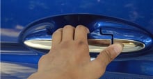 Lapetus наружная дверная ручка крышка Накладка подходит для Honda Fit JAZZ 2014 2015 2016 нержавеющая сталь/без смарт ключ отверстие Стиль 2024 - купить недорого
