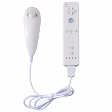 6 видов цветов 1 упаковка пульт дистанционного управления Nunchuk игровой контроллер для Wii для Nintendo без движения Plus 2024 - купить недорого