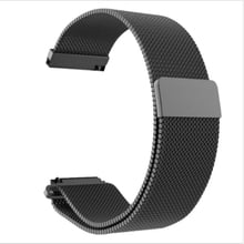 2019 pulseira para amazfit pulseira de metal aço inoxidável para xiaomi amazfit bip bit juventude relógio inteligente substituir pulseira 20mm cinto 2024 - compre barato