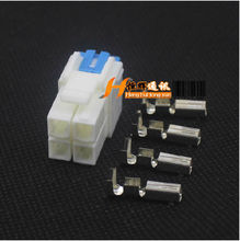 2 pces 4pin cabo do conector de alimentação para yaesu icom kenwood IC-7000IC-7600 ft-450 TS-480 2024 - compre barato