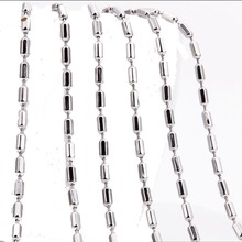 1.5/2/2.4/3.2mm Fashion Stainless Steel Silver Color Unisexs Hexagon Bead Ball Chain Necklace DIY Jewelry 16-40"  Wholesale Bulk 2024 - buy cheap