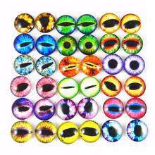 100PCS Wholesale in Bulk Assorted Round Glass Dragon Eye Covered Cabochons For Doll Making and Jewelry Settings 6/8/10mm 2024 - buy cheap