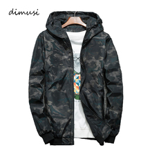 DIMUSI-Chaqueta de camuflaje con capucha para hombre, ropa informal de estilo Hip Hop, chándal, Anorak, 4XL 2024 - compra barato
