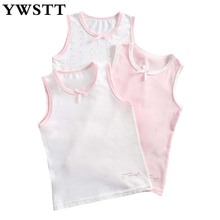 Girls Summer Wear Tops cotton Baby Girls Cute Bowknot Printing Vest Children Summer Clothing Homewear Pajamas Top Kids Underwe 2024 - buy cheap