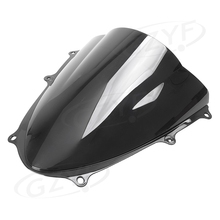 Para Suzuki GSXR 1000 K9 GSXR1000 Windscreen Windshield Vento Tela Escudo 2009 2010 2011 2012 2013 2014 2015 Double Bubble 2024 - compre barato