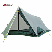 Basspro authentic outdoor camping tent Single Carbon Pole Doub lelayer tent on foot through the equipment 2024 - buy cheap