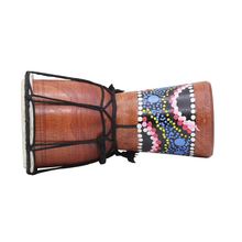 Popular-4 pulgadas Tambor Africano percusión chico juguete clásico pintado madera estilo africano tambor de mano para niños Juguetes 2024 - compra barato