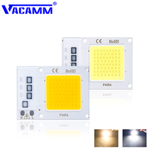 Светодиодный чип Vacamm COB Smart IC, чип лампы, фактическая мощность 10 Вт 20 Вт 30 Вт, белый, теплый белый для помещений, DIY светодиодный прожектор, точесветильник светильник 2024 - купить недорого