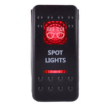 Ee suporte 12v 20a barra de desenho led vermelho spot de luz botão interruptor de alternância acessórios do carro vendas 2024 - compre barato