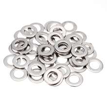 Stainless Steel Flat Washers insulation Gaskets Metal Pads Set M6 2024 - buy cheap