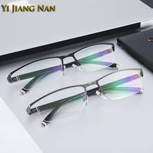 Men Eyeglasses Semi Optical Glasses Frame Quality Spectacles Eyewear Prescription Progressive Armaçao de Oculos De Grau Feminina 2024 - buy cheap