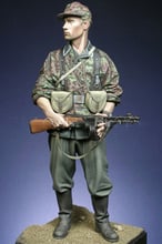 Figura de soldado de resina a escala 1/16, 2 cabezas, 120mm 2024 - compra barato