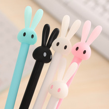 Bolígrafos de Gel con orejas largas de conejo, suministros de escritura, papelería para el aprendizaje, oficina y escuela, 0,38mm 2024 - compra barato
