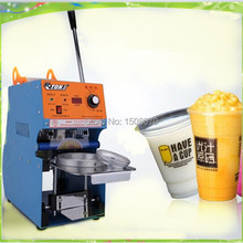 free shipping Electric automatic commercial Plastic Cup Sealing Machine for sale 2024 - buy cheap