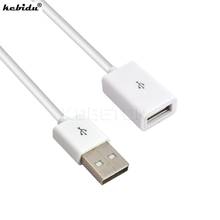 Удлинитель данных kebidu USB 2,0 A «штекер-гнездо», дополнительный кабель для зарядки и передачи данных для iphone 6, шнур для ноутбука Samsung Note4 S6 Edge 2024 - купить недорого