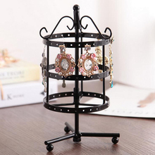 New 72 and 96 Holes Earrings Holder Jewelry Display Storage Stand Metal Revolving Jewellery Show Rack 2024 - buy cheap