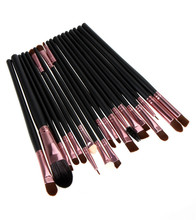 20 pcs/Sets Eye Shadow Foundation Eyebrow Lip Brush Makeup Brushes Tools Cosmetic Kits Make Up Brush Set pincel maquiagem 2024 - buy cheap