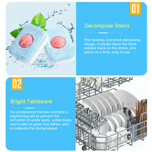 20 г большая посудомоечная машина Моющее средство посудомоечная машина планшет Powerball технология 3 в 1 свежие специи пластины этикетки 2024 - купить недорого