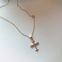 WTLTC-collares de plata esterlina 925 para mujer, Gargantilla con Cruz de CZ, colgante único, joyería de novia 2024 - compra barato