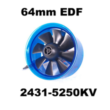 Таинственный бесщеточный двигатель EDF Plus HL6408 2431-5250KV 64 мм EDF Ducted Fan Power System 2024 - купить недорого
