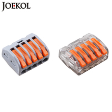 (50pcs/lot) 5P Universal Compact Wire Connector Conductor Terminal Block 222-415 PCT-215 type 2024 - buy cheap