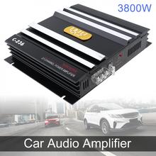 Amplificadores estéreo de aleación de aluminio para coche, amplificador Universal de potencia de Audio, Clase AB, Digital, 2 canales, color negro, 3800W 2024 - compra barato