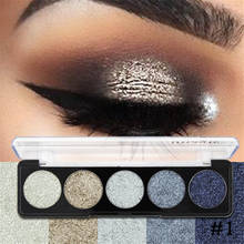 IMAgic 5 Colors Glitter Matte Eyeshadow Palette Set Natural Shimmer Diamond Bright Waterproof Eyeshadows Powder Cosmetic Makeup 2024 - buy cheap