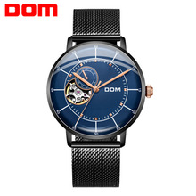 DOM Mens Watches Top Brand Luxury Automatic Mechanical Watch Men Full Steel Business Waterproof Watch Relogio Masculino M-8119 2024 - buy cheap