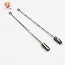 GHRQX DIY  Brooch pin Rhodium Plated DIY Jewelry Findings Parts Accessories 10pcs 2024 - buy cheap