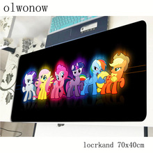 My little pony-mousepad para jogos, 700x400x3mm, tapete para presente de aniversário, para computador 2024 - compre barato