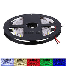 Fita de led rgb 300 com 5m e 60leds por m, smd 2835, branco quente, vermelho, verde e azul, 12v, à prova d'água, flexível