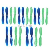 20PCS Hubsan X4 H107 H107L H107C H107D H108C U941A V252 U816A FY4310B CW CCW Blue green Propeller Rotor Set RC Helicopter Parts 2024 - buy cheap