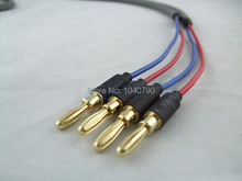 Professional banana plugs audio line Speaker cable power amplifier horn line Around the line 1M 3.2ft 2024 - buy cheap