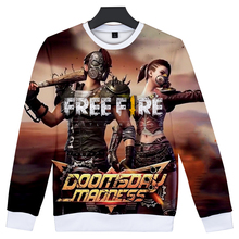 Free Fire Shooting Game 3D Hoodies Fashion Autumn Hoodie Sweatshirt Shooting Game Warm Long Sleeve Sweatshirts Hooded Clothes 2024 - buy cheap