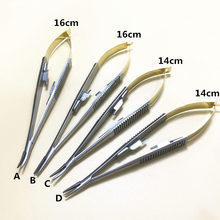 Caixa para implante dentário ortodôntico de 14cm, 16cm, suporte de agulha para uso cirúrgico, ferramenta ce/reta/curvada para escolher 2024 - compre barato