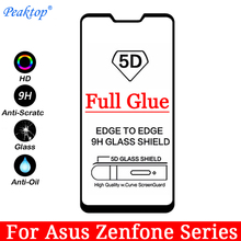 Protector de pantalla de vidrio templado para móvil, cubierta completa para ASUS Zenfone MAX PRO M1 ZB601KL ZB602KL para M2 ZB631KL ZB633KL, pegamento completo 5D 9D 9D 2024 - compra barato
