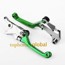 For KAWASAKI KLX250 D-TRACKER 2008 - 2020 Green Pivot Brake Clutch Levers CNC Set 2019 2018 2017 2016 2015 2014 2013 2012 2011 2024 - buy cheap