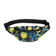 Flor Flora Rosa Hana diseño personalizado riñonera para correr hombres cinturón fanny pack mujeres teléfono cremallera bolsa unisex bolsa de pecho 2024 - compra barato