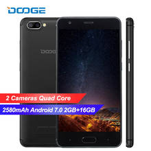DOOGEE X20L 4G LTE Smartphone Android 7.0 2GB RAM 16GB ROM MTK6580 Quad core Dual back Camera 2580mAh 5.0 Inch GPS Mobile phone 2024 - buy cheap