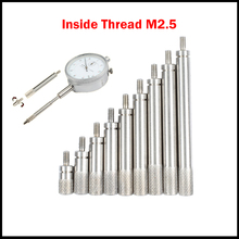 30mm 35mm 40mm 45mm 50mm Length M2.5 Inside Thread Gauge Micrometer Dial Indicator Probe Longer Connection Rod Extension Bar 2024 - buy cheap