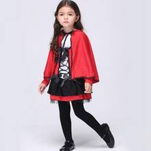 New Arrival Clothing Girls Little Red Riding Hood Uniform Halloween Cosplay Costumes in Party Games For Children 2024 - buy cheap